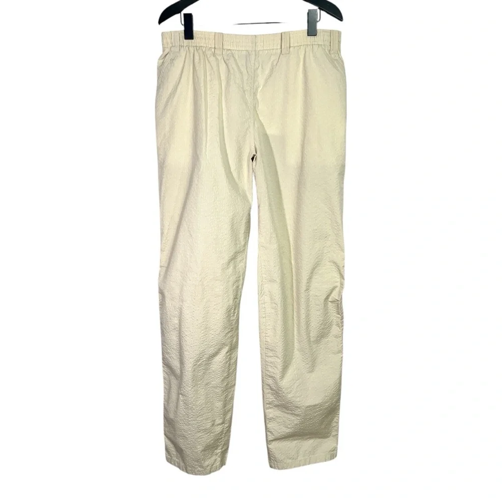 Vintage Patagonia Cream Lightweight Pull on Pants with Drawstring Made in USA